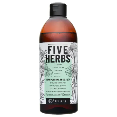 Šampon za normalnu i masnu kosu - Five Herbs 480 ml