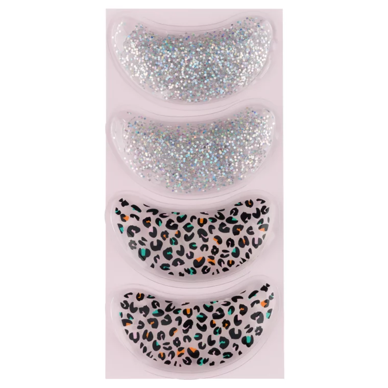 Gel jastučići za predeo ispod očiju - Glitter and Animal Print — slika 2