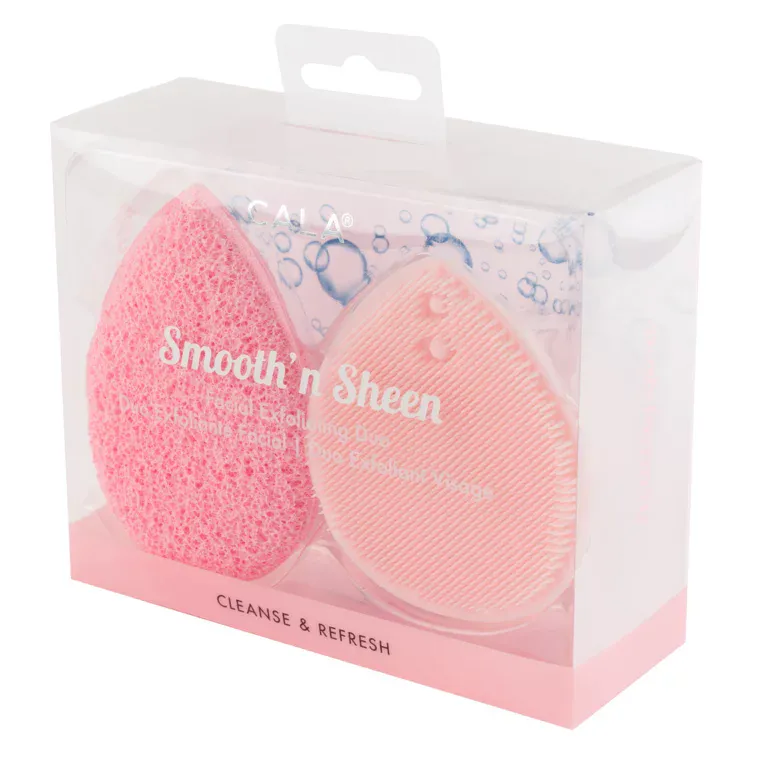 Set za čišćenje lica Smooth'n Sheen - roze — slika 1