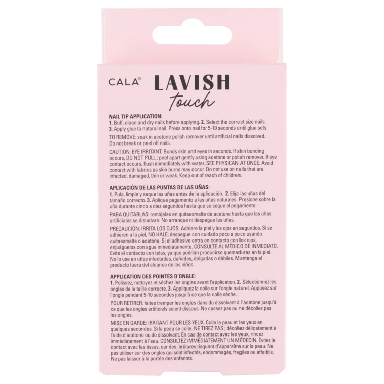 Set press on tipsi CALA Pink Cheetah — slika 2