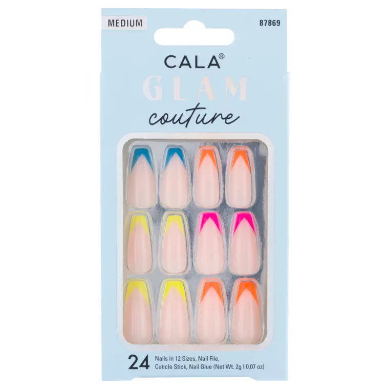 Set press on tipsi CALA Multi Color — slika 1