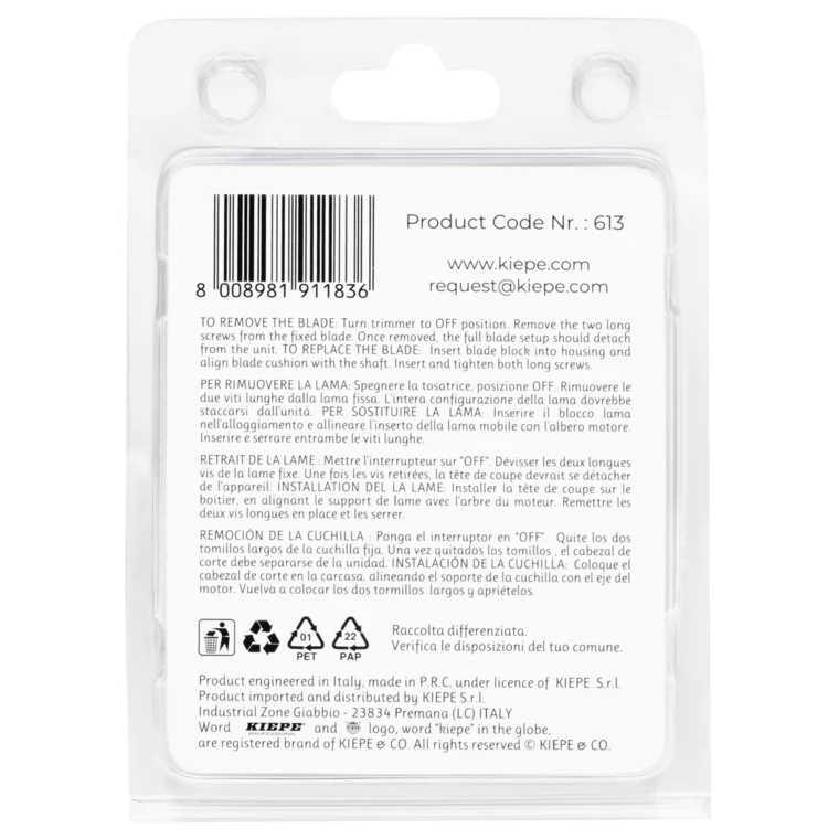 Rezervni nož za trimer - Tattoo Mini 6343 — slika 4