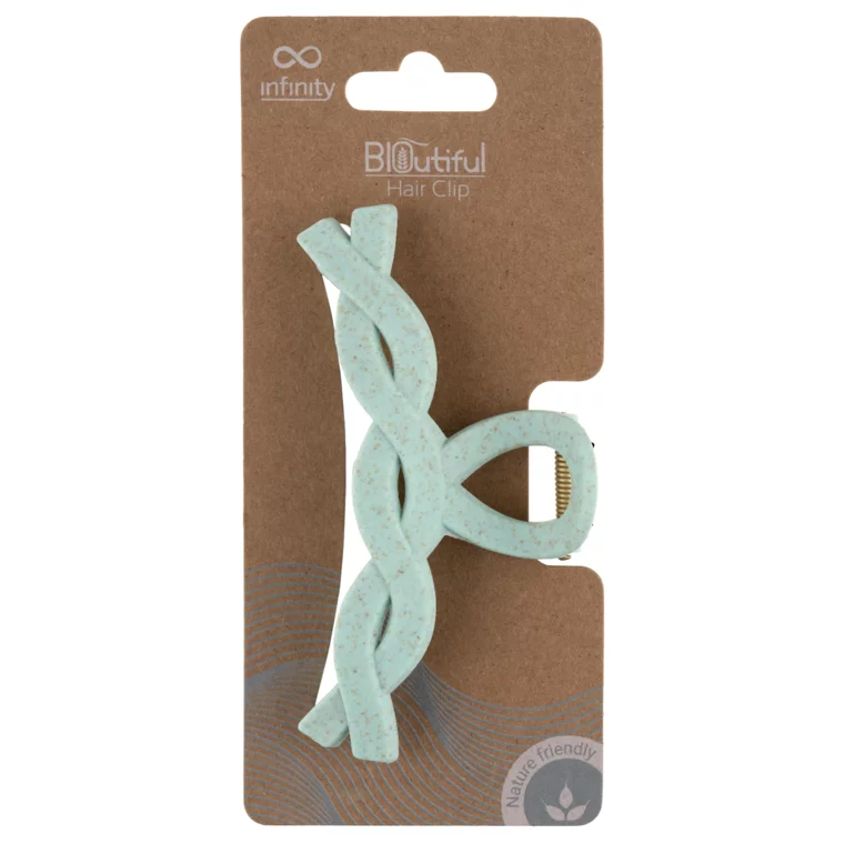 Šnala za kosu - Braided Loop — Mint — slika 1