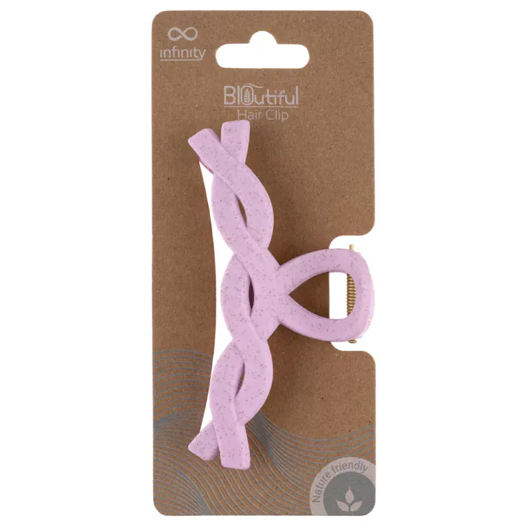 Šnala za kosu - Braided Loop — Svetloljubičasta — slika 1