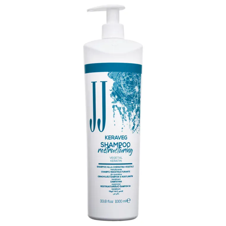 Šampon za obnavljanje kose - Vegetal Keratin — 1000 ml — slika 1