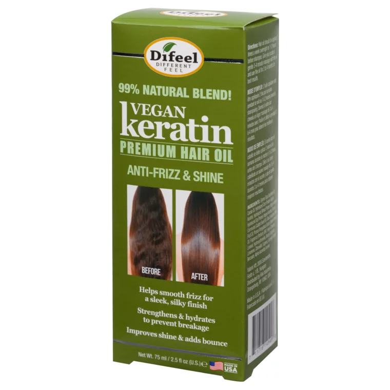 Ulje za kosu DIFEEL Anti-frizz Vegan Keratin 75ml — slika 2