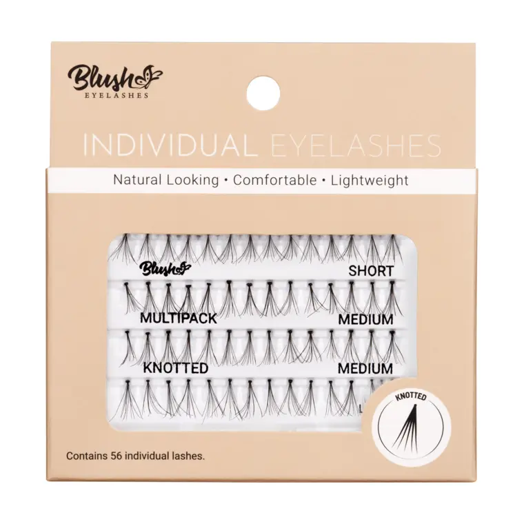 Set individualnih trepavica - Natural Multipack Knotted
