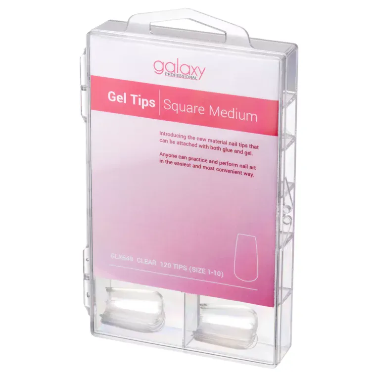 Gel tipse za nadogradnju - Square Medium — slika 1