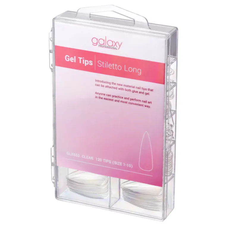 Gel tipse za nadogradnju - Stiletto Long — slika 1