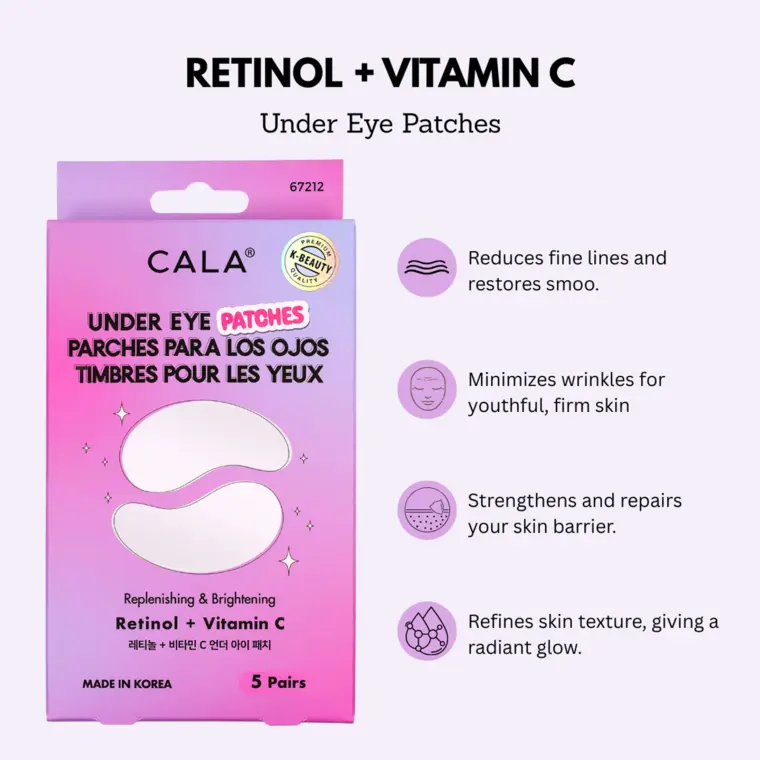 Gel jastučići za predeo oko očiju - retinol i vitamin C — slika 2