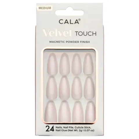 Set press on tipsi CALA Velvet Touch Cateye Pink