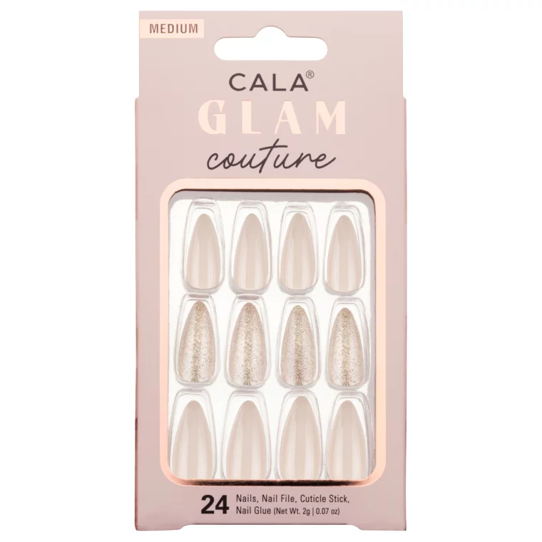 Set press on tipsi CALA Glam Couture Glitter