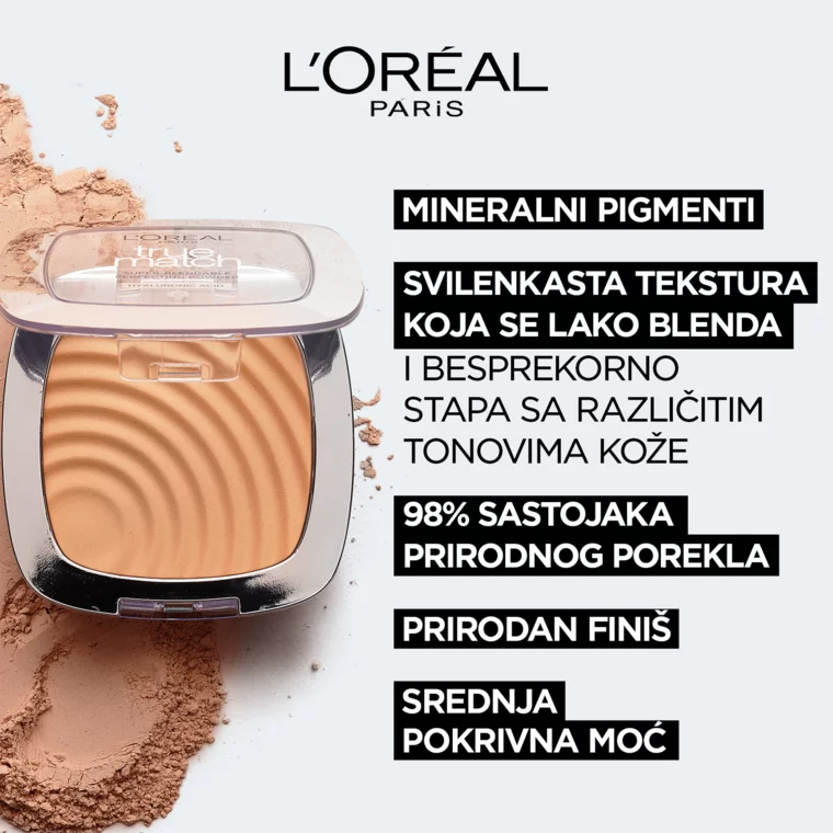 Mat puder za lice - True Match — 7D/7W — slika 3
