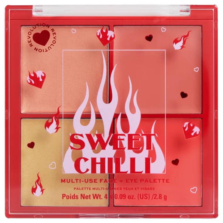 Paleta rumenila i hajlajtera - Sweet Chilli — slika 4