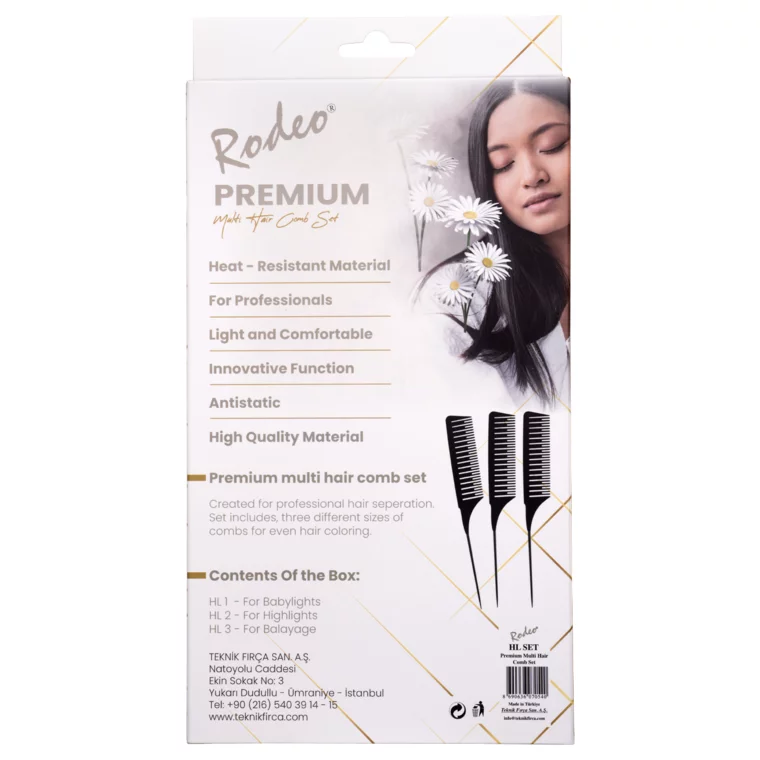 Set češljeva za kosu RODEO HL — slika 3