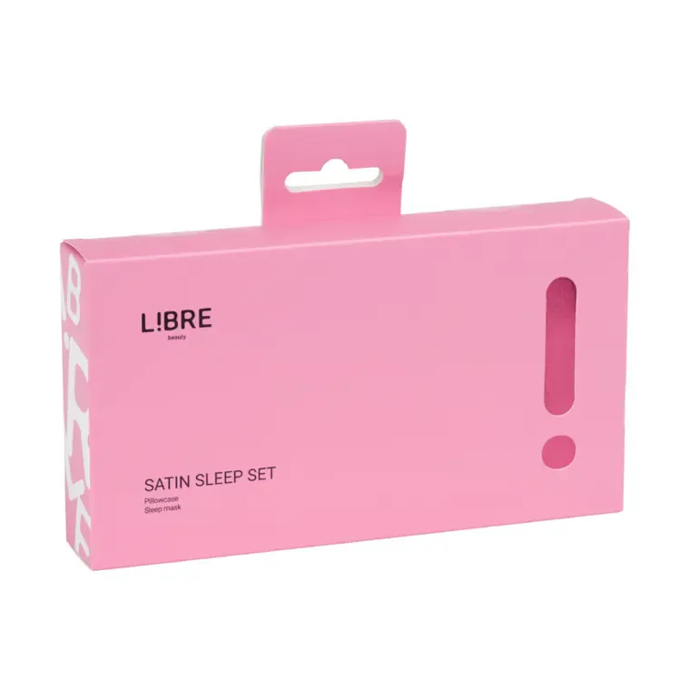 Satenski set za spavanje — Roze — slika 1