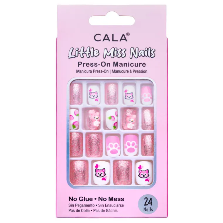Press on tipse - Pink & Glitter — slika 1
