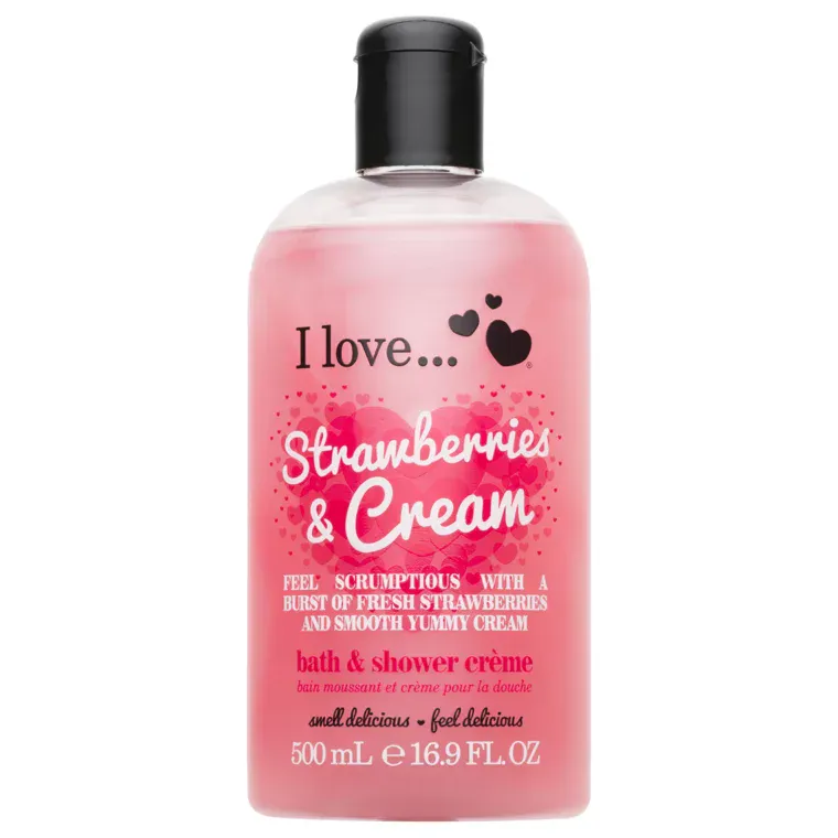 Gel za tuširanje i kupka - Strawberries & Cream — slika 1