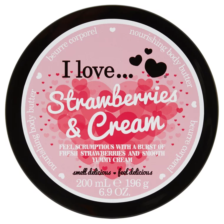Puter za telo - Strawberries & Cream — slika 2