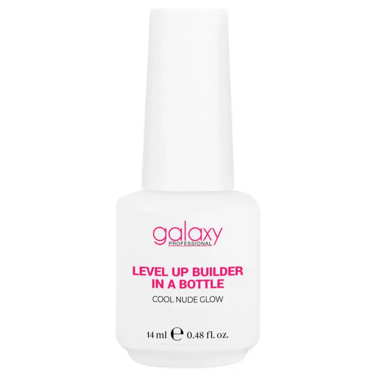 Gradivni gel u boci UV/LED - Level up 14 ml — Cool Nude Glow — slika 1