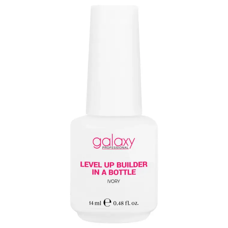 Gradivni gel u boci UV/LED - Level up 14 ml — Ivory — slika 1