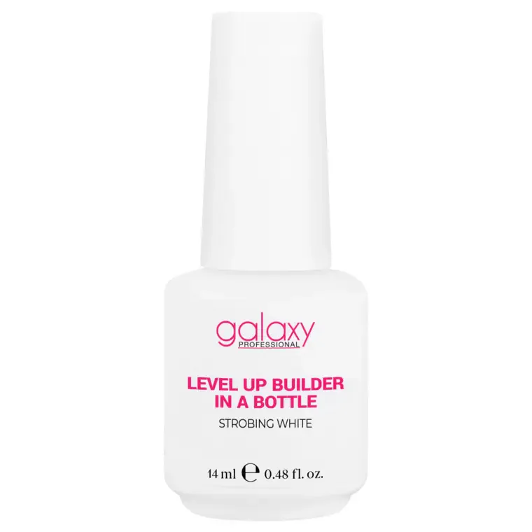Gradivni gel u boci UV/LED - Level up 14 ml — Strobing White — slika 1
