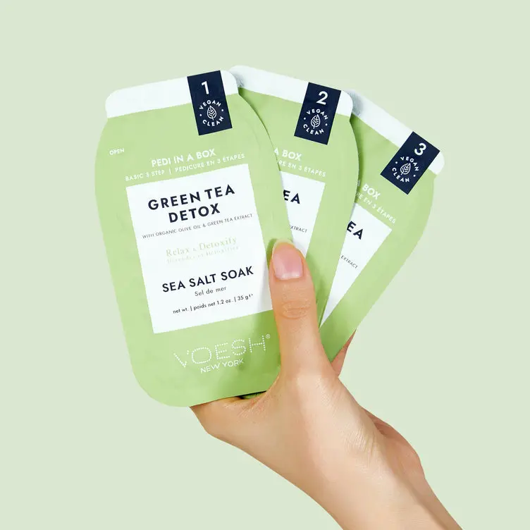 Pedikir set VOESH Green Tea Detox 3 Step — slika 5