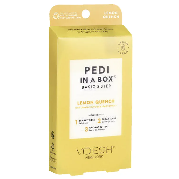 Pedikir set VOESH Lemon Quench 3 Step — slika 1
