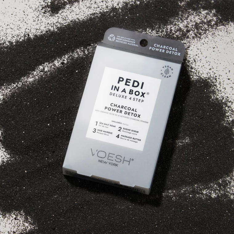 Pedikir set VOESH Charcoal Power Detox 4 Step — slika 4