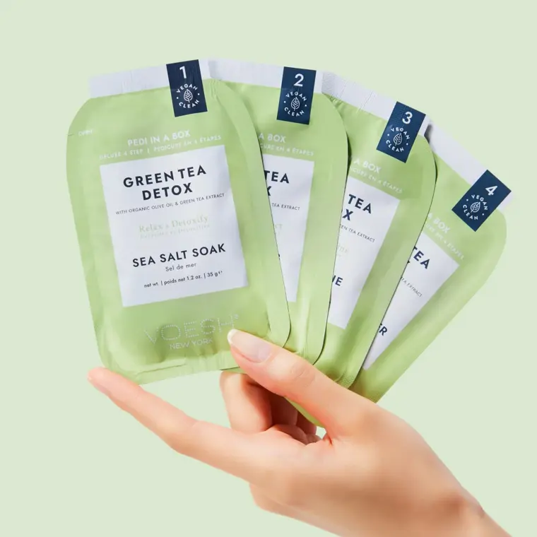 Pedikir set VOESH Green Tea Detox 4 Step — slika 4