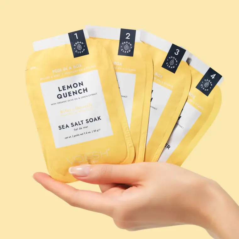 Pedikir set VOESH Lemon Quench 4 Step — slika 5