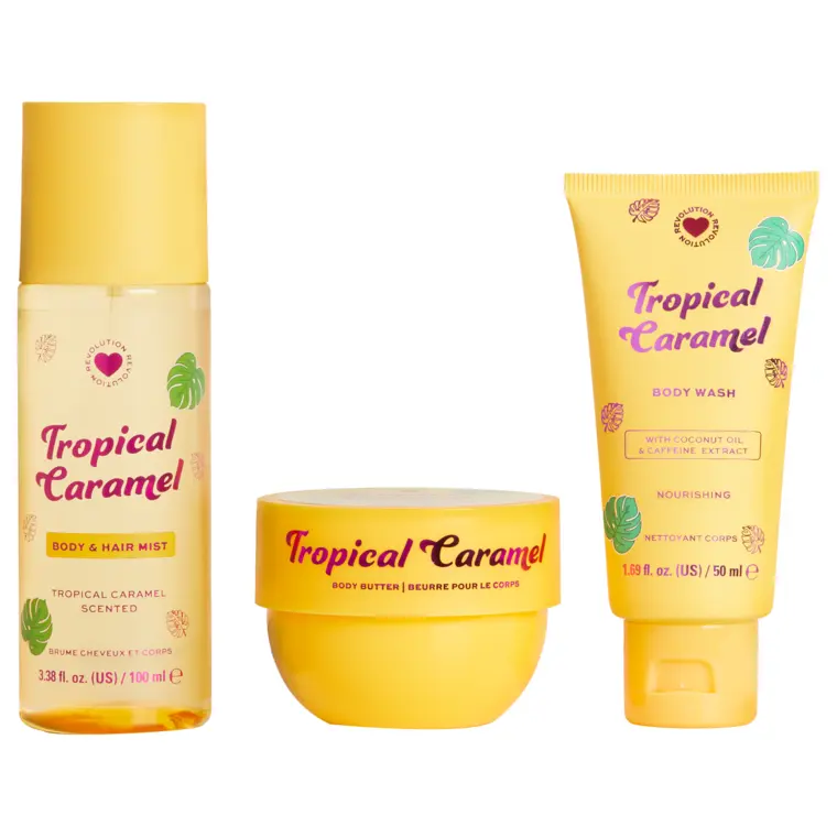 Hranljivi set za telo - Tropical Caramel