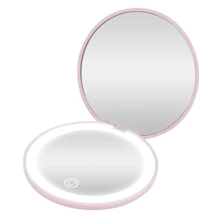 LED kozmetičko ogledalo - roze — slika 1