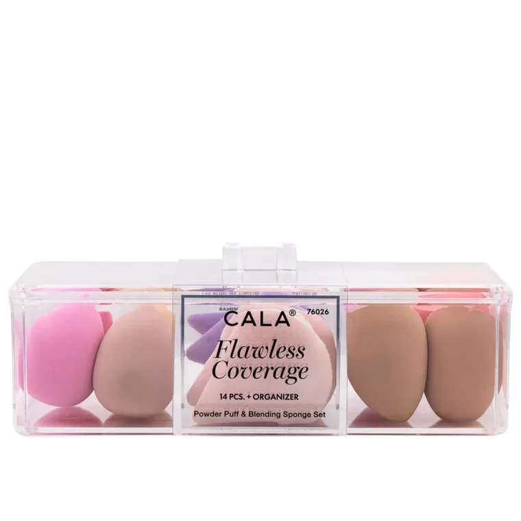 Set kozmetičkih sunđera sa organajzerom - Flawless Coverage — slika 1