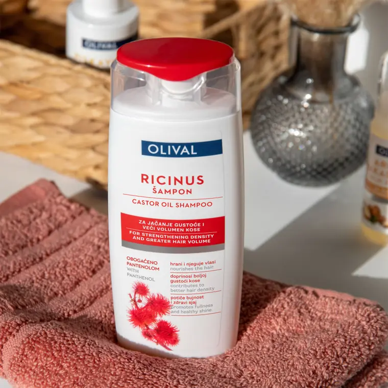 Šampon za volumen i jačanje kose - ricinus — slika 2