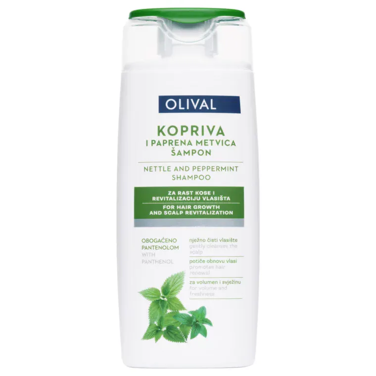 Šampon za rast kose - kopriva i pepermint — slika 1