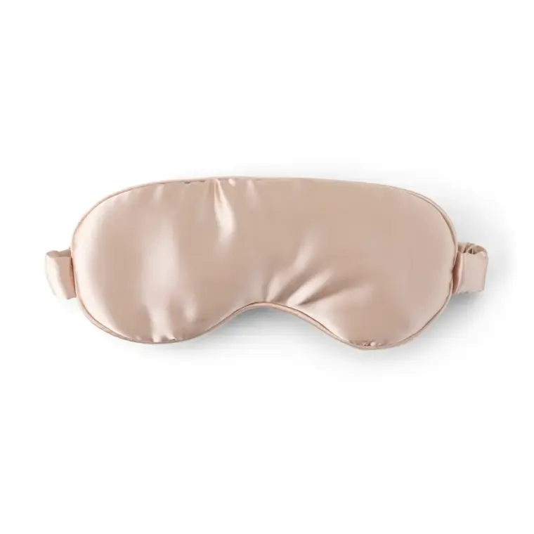 Satenska maska za spavanje — Bež — slika 1