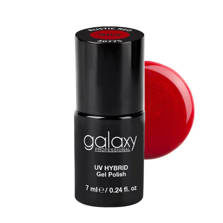 CORAL RED - trajni lak za nokte UV/LED Hybrid 7 ml — Rustic Red S905 — slika 1