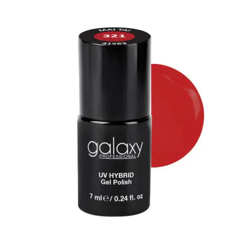 CORAL RED - trajni lak za nokte UV/LED Hybrid 7 ml