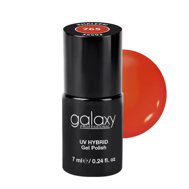 CORAL RED - trajni lak za nokte UV/LED Hybrid 7 ml — Khaleesi S765 — slika 1