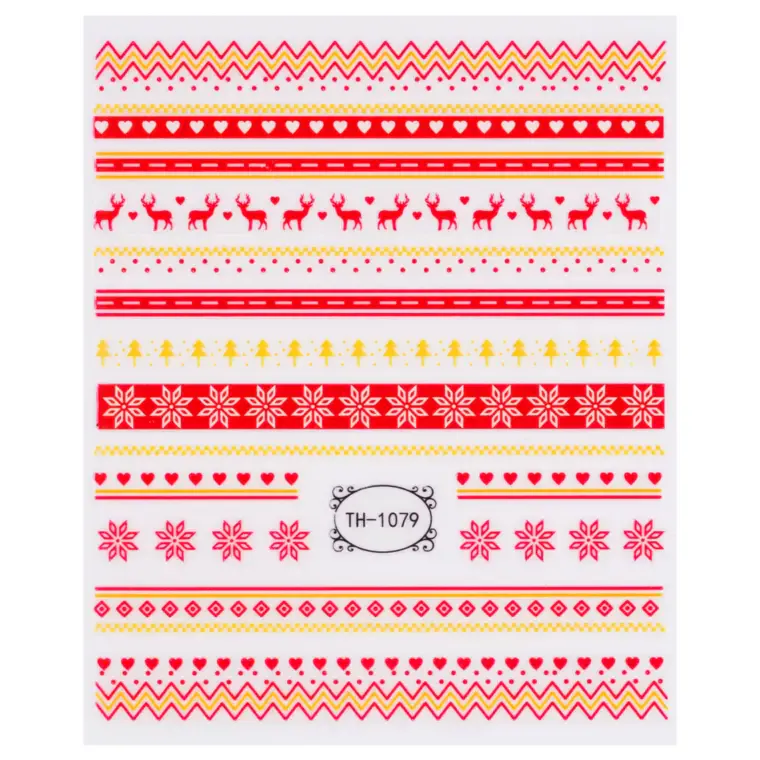 Nalepnice za nokte - New Year — TH-1079 — slika 1