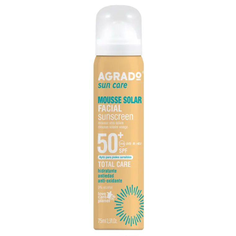 Pena za zaštitu kože lica od sunca SPF 50 75 ml