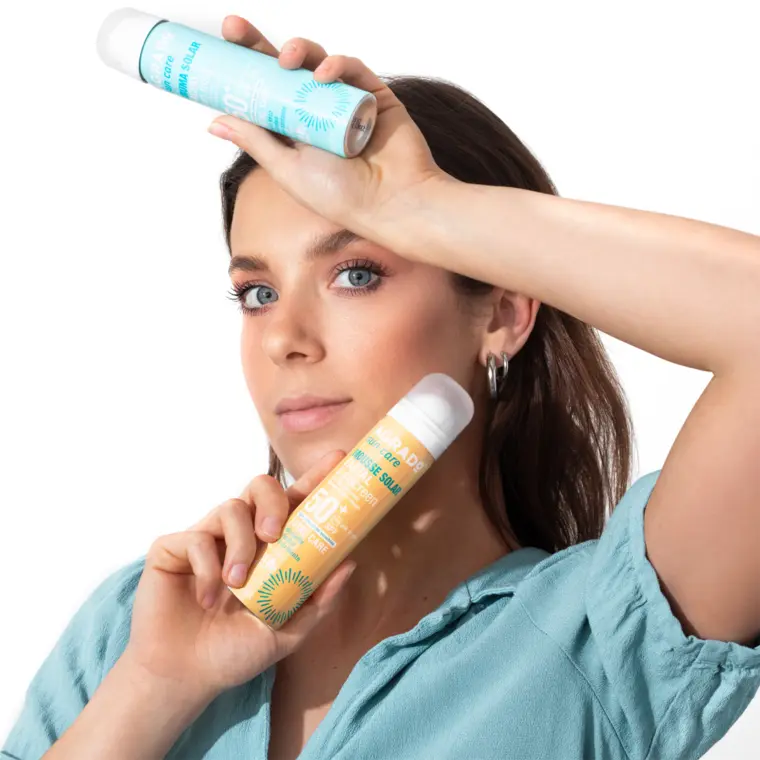 Pena za zaštitu kože lica od sunca SPF 50 75 ml — slika 3