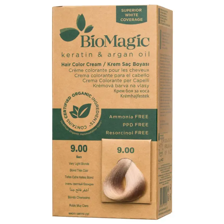Prirodne nijanse - farba za kosu 60 ml — Veoma svetloplava 9.00 — slika 1