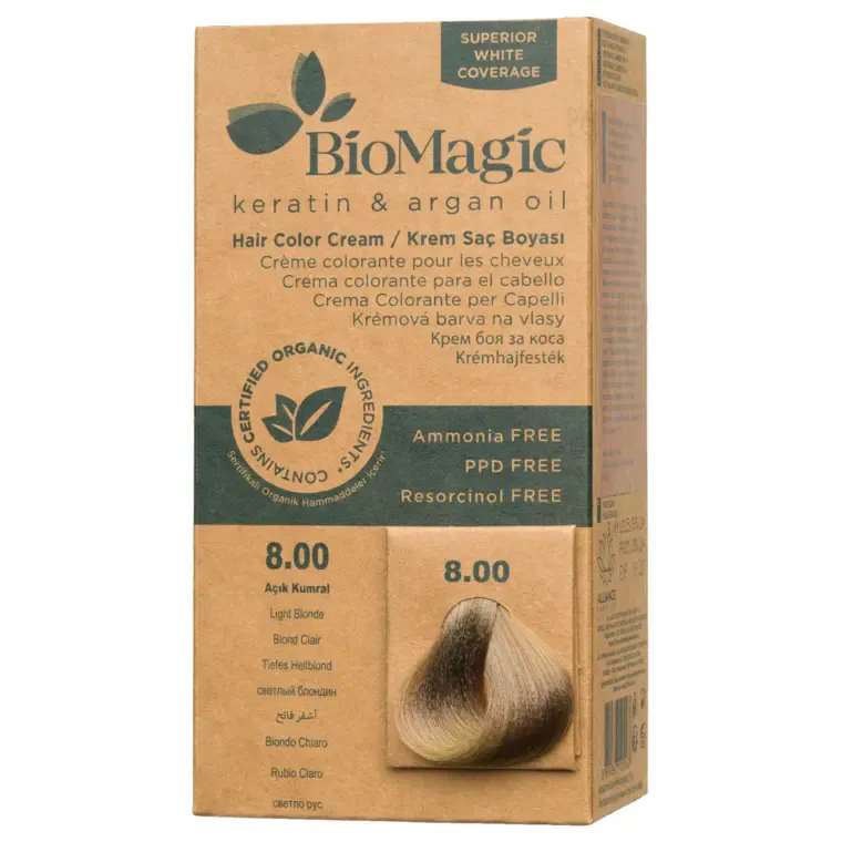 Prirodne nijanse - farba za kosu 60 ml — Svetloplava 8.00 — slika 1