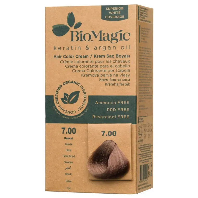 Prirodne nijanse - farba za kosu 60 ml — Plava 7.00 — slika 1
