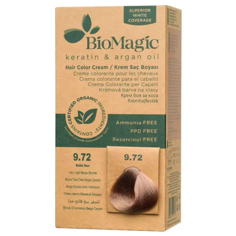 Bež nijanse - farba za kosu 60 ml — Veoma svetlobežplava 9.72 — slika 1
