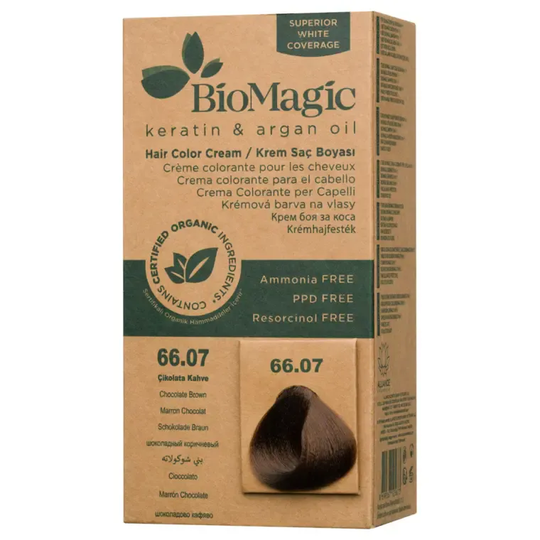 Karamel nijanse - farba za kosu 60 ml — Čokoladnobraon 66.07 — slika 1
