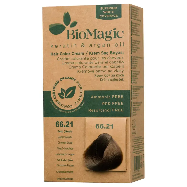 Biserne nijanse - farba za kosu 60 ml — Hladna čokoladna 66.21 — slika 1