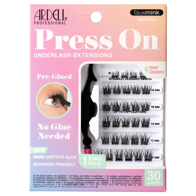 Set Press On trepavica - Fauxmink Natural